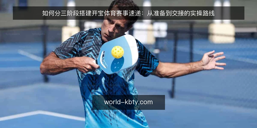 如何分三阶段搭建开宝体育赛事速递：从准备到交接的实操路线 — 准备阶段：界定速递范围与基线 配图